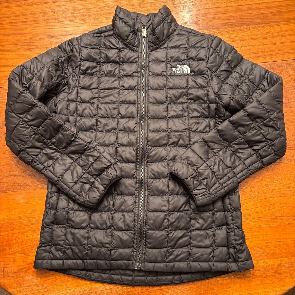 The North Face Youth Girls Black Puffer Jacket Size XL 14/16